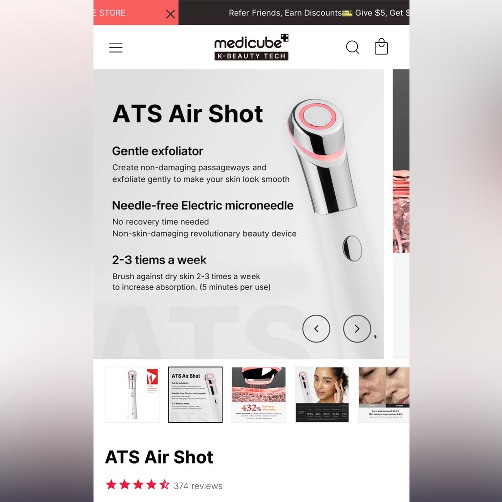 Medicube ATS Air Shot - Picture 2 of 6